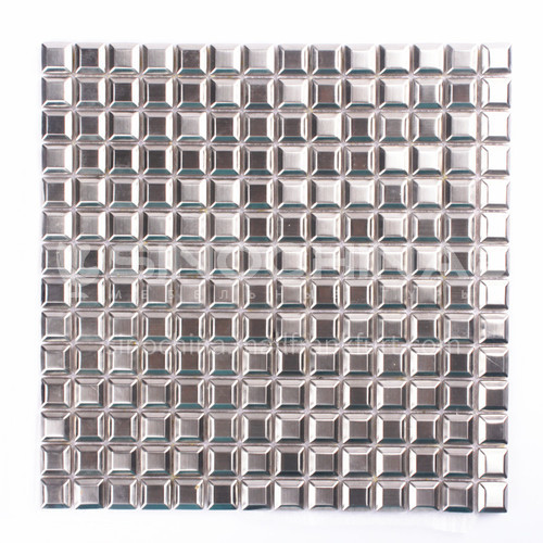 Aluminum Convex Square Metal Mosaic